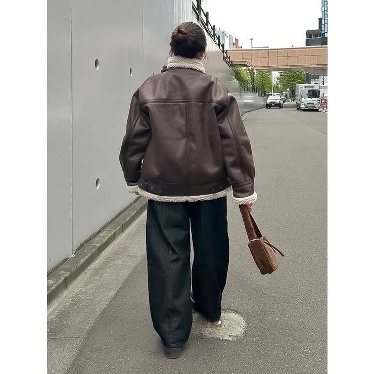 フェイクムートンボアブルゾン | Ungrid | 詳細画像48 