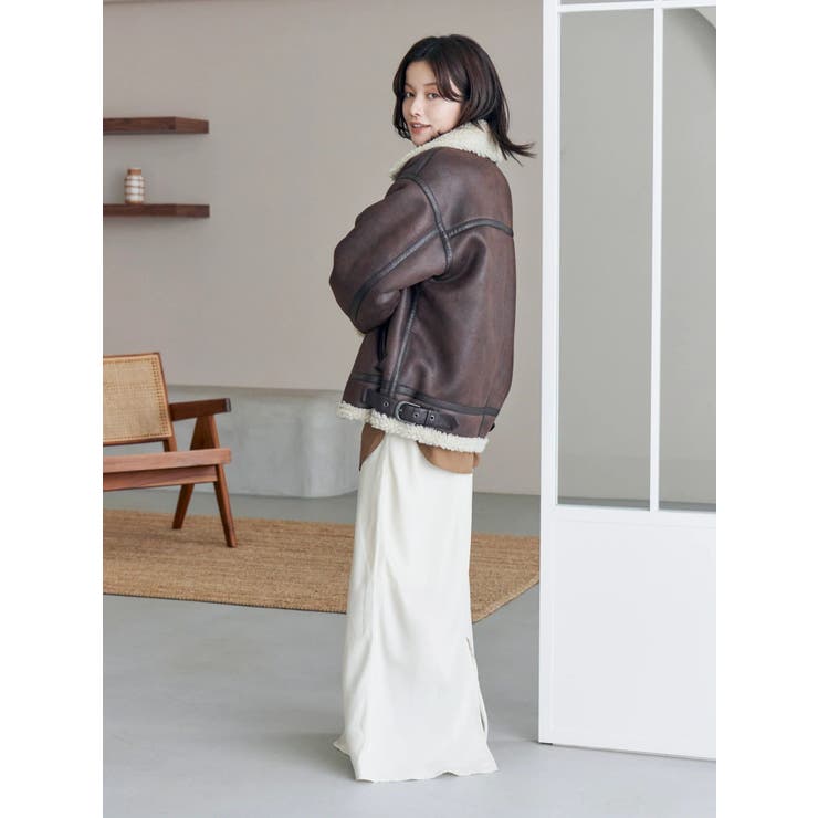 フェイクムートンボアブルゾン | Ungrid | 詳細画像9 