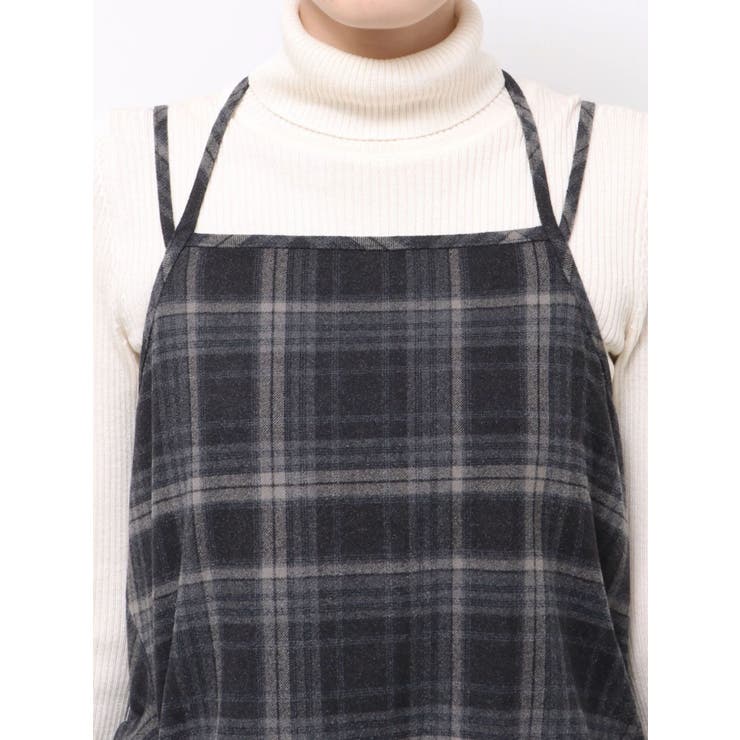 シャーリングデザインチェックワンピース | Ungrid | 詳細画像17 