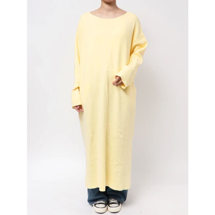 イエロー | ルーズニットワンピース | Ungrid