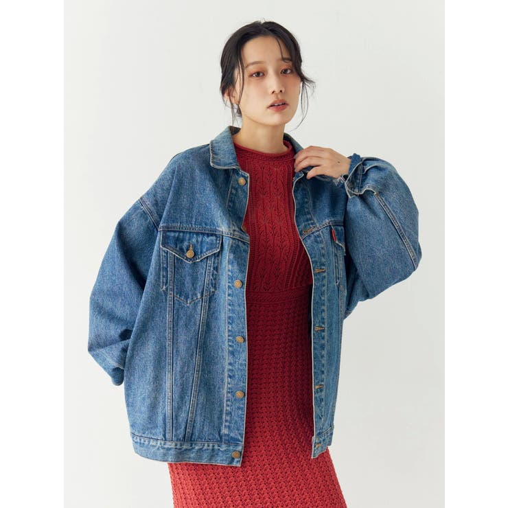 透かし編みニットワンピース | Ungrid | 詳細画像6 