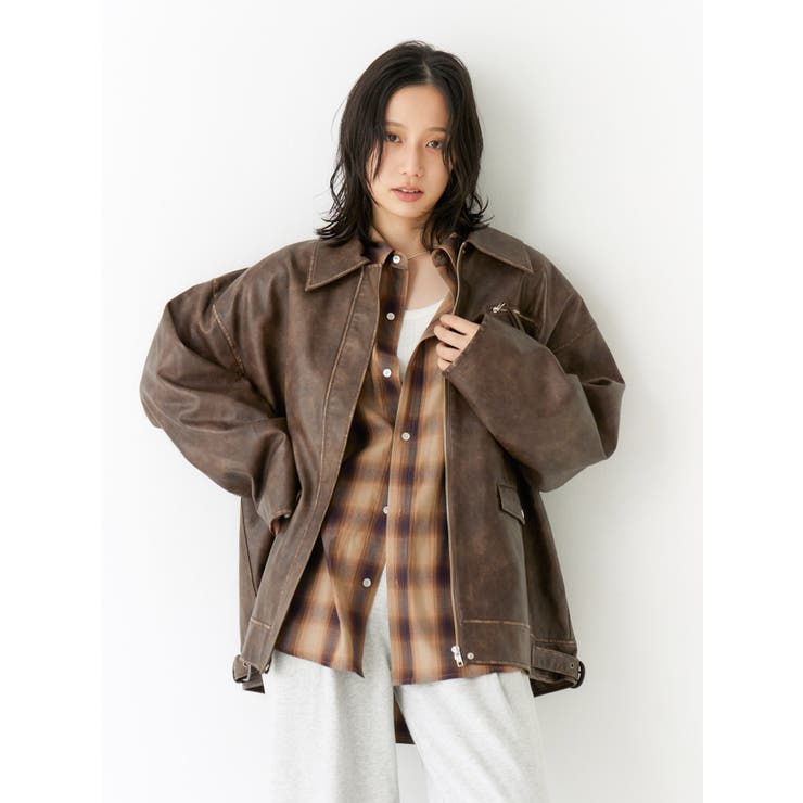 ビッグルーズチェックシャツ | Ungrid | 詳細画像10 