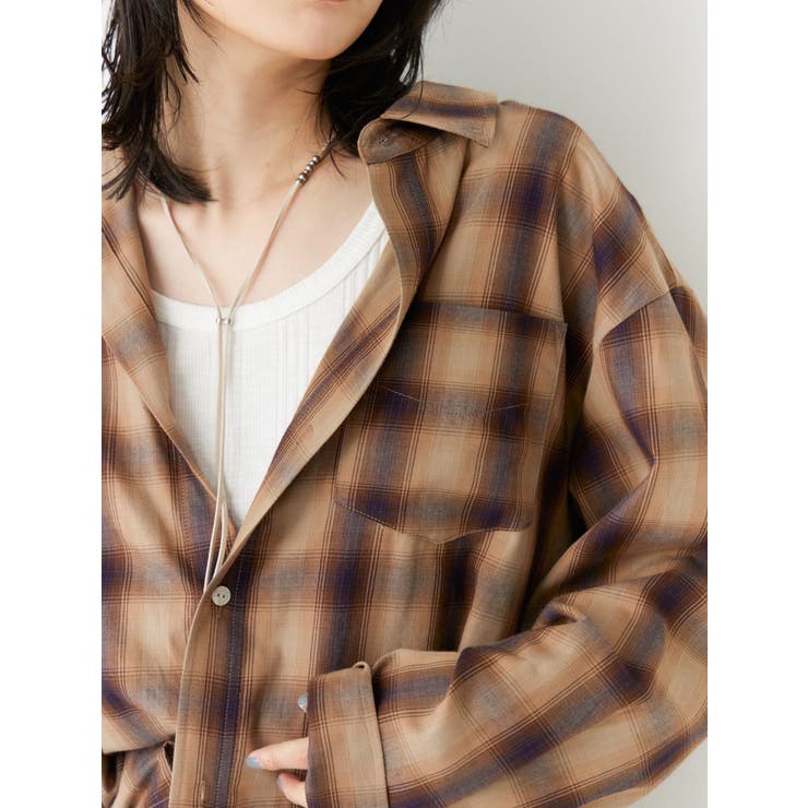 ビッグルーズチェックシャツ | Ungrid | 詳細画像14 