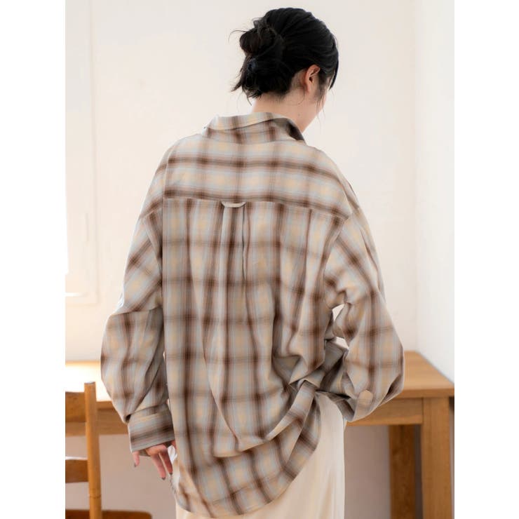 ビッグルーズチェックシャツ | Ungrid | 詳細画像18 