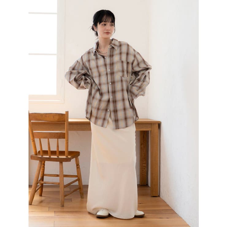 ビッグルーズチェックシャツ | Ungrid | 詳細画像19 