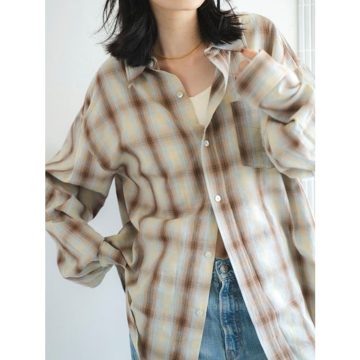 ビッグルーズチェックシャツ | Ungrid | 詳細画像26 