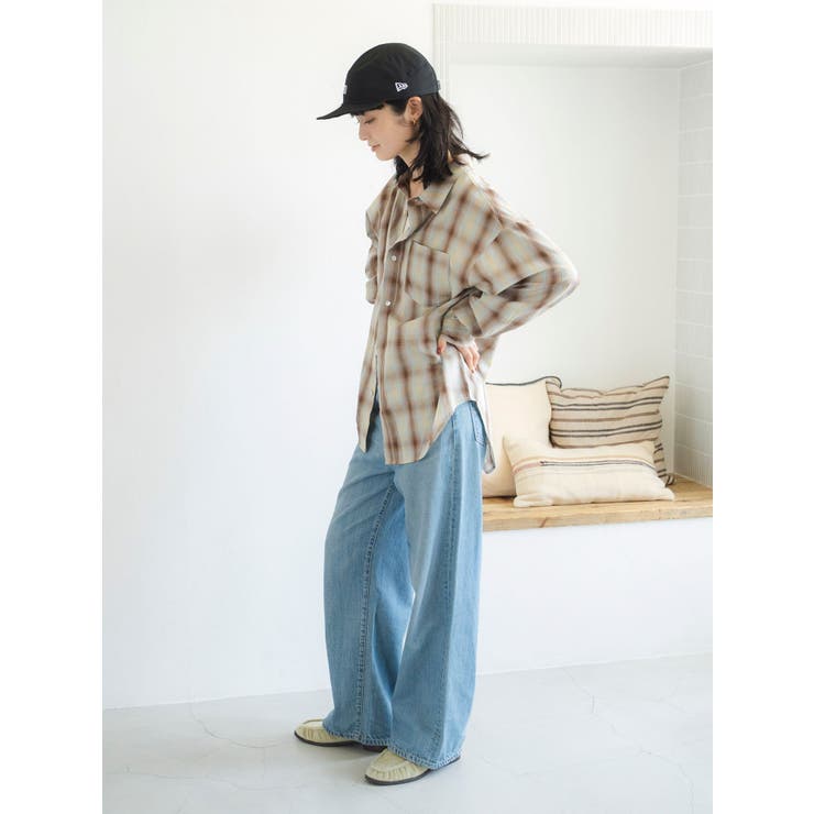 ビッグルーズチェックシャツ | Ungrid | 詳細画像28 