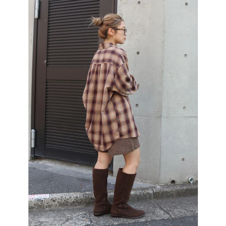 ビッグルーズチェックシャツ | Ungrid | 詳細画像3 