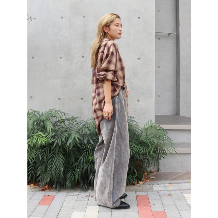 ビッグルーズチェックシャツ | Ungrid | 詳細画像34 