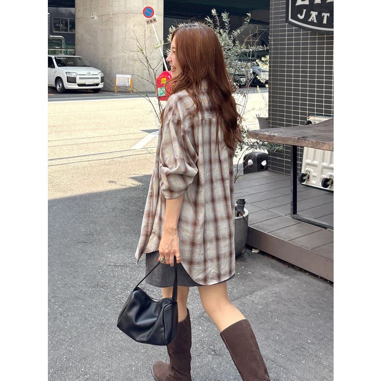 ビッグルーズチェックシャツ | Ungrid | 詳細画像37 