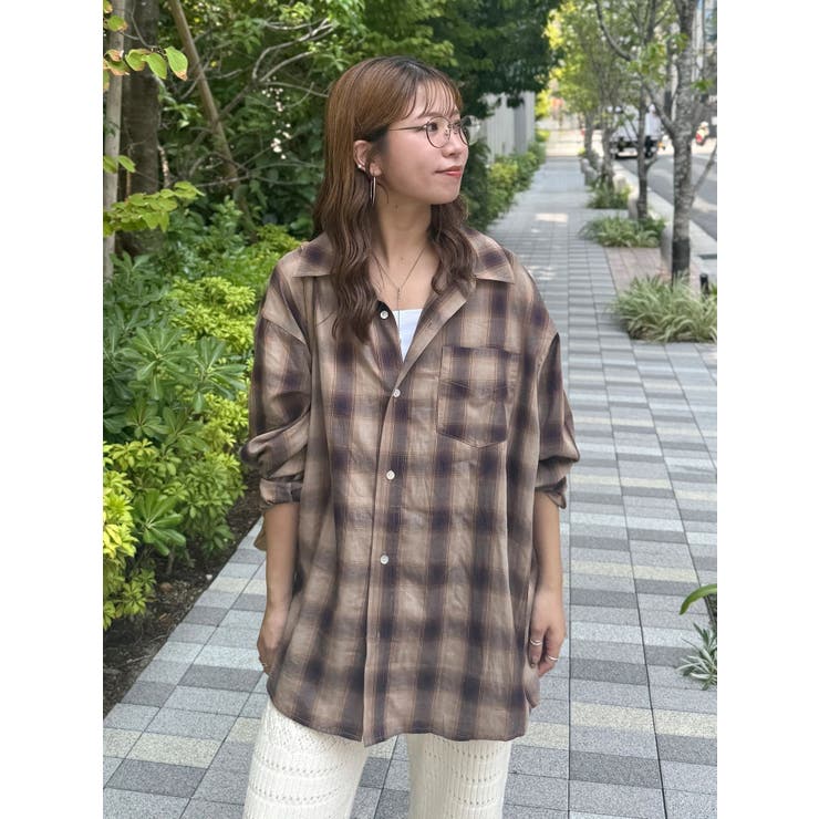 ビッグルーズチェックシャツ | Ungrid | 詳細画像38 