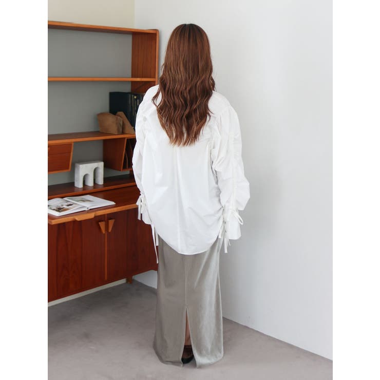 ギャザーデザインルーズシャツ | Ungrid | 詳細画像15 