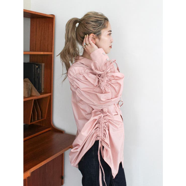 ギャザーデザインルーズシャツ | Ungrid | 詳細画像19 