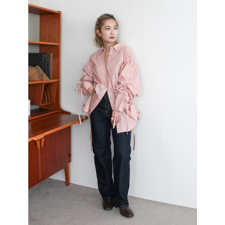 ギャザーデザインルーズシャツ | Ungrid | 詳細画像21 