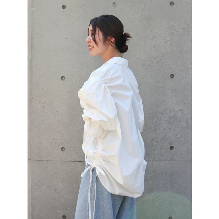 ギャザーデザインルーズシャツ | Ungrid | 詳細画像25 
