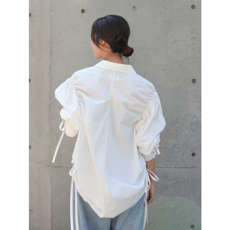 ギャザーデザインルーズシャツ | Ungrid | 詳細画像26 