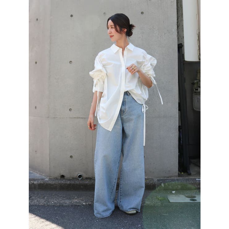 ギャザーデザインルーズシャツ | Ungrid | 詳細画像27 