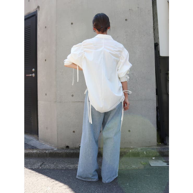 ギャザーデザインルーズシャツ | Ungrid | 詳細画像29 