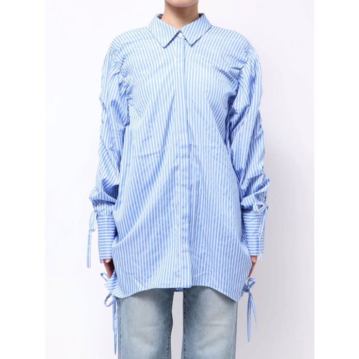 ギャザーデザインルーズシャツ | Ungrid | 詳細画像30 