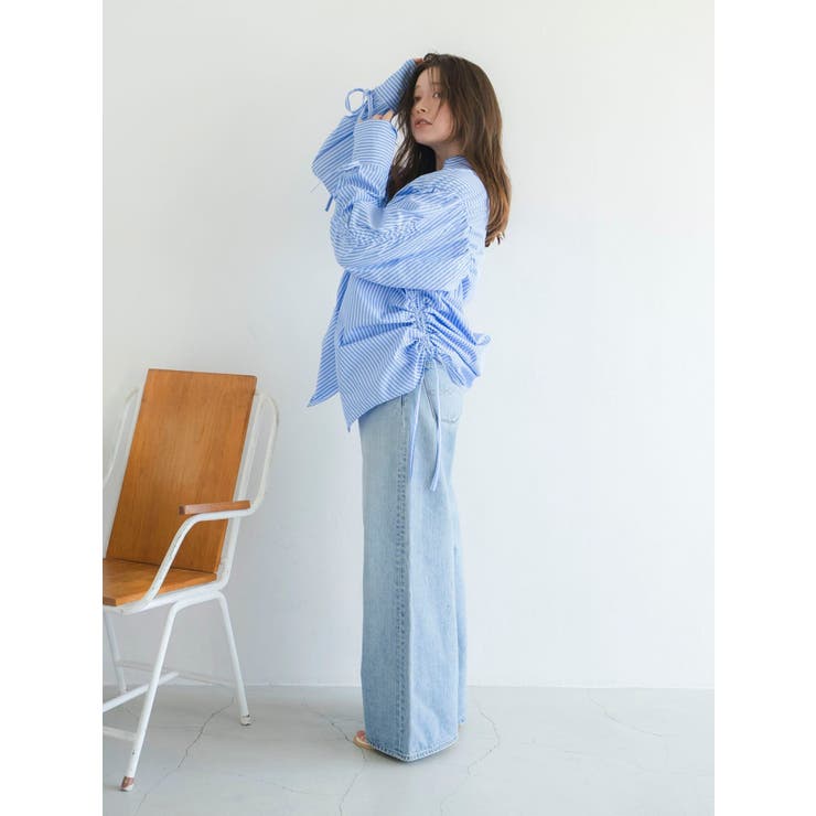 ギャザーデザインルーズシャツ | Ungrid | 詳細画像9 