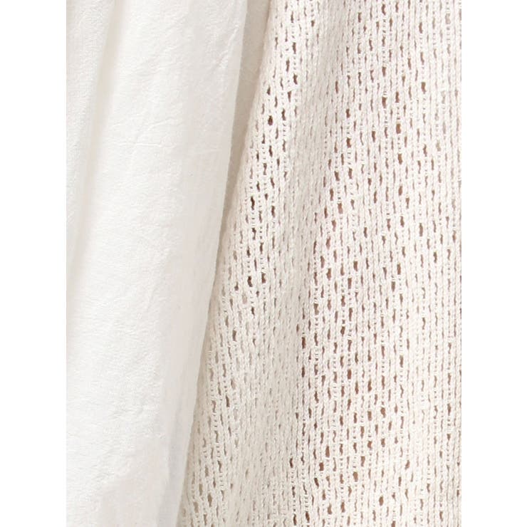 メッシュコンビショートブラウス | Ungrid | 詳細画像36 