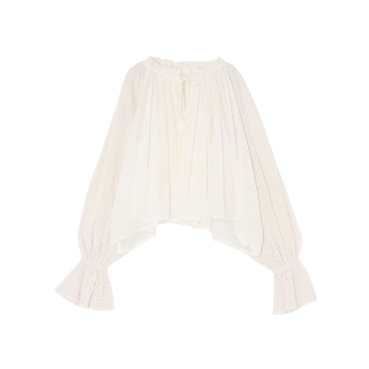 メッシュコンビショートブラウス | Ungrid | 詳細画像39 