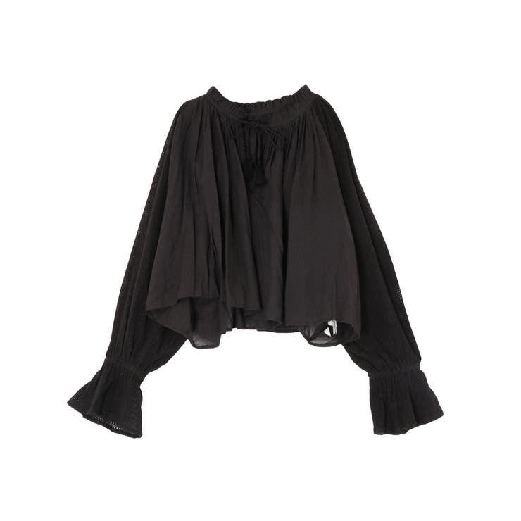 メッシュコンビショートブラウス | Ungrid | 詳細画像40 