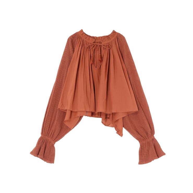 メッシュコンビショートブラウス | Ungrid | 詳細画像41 