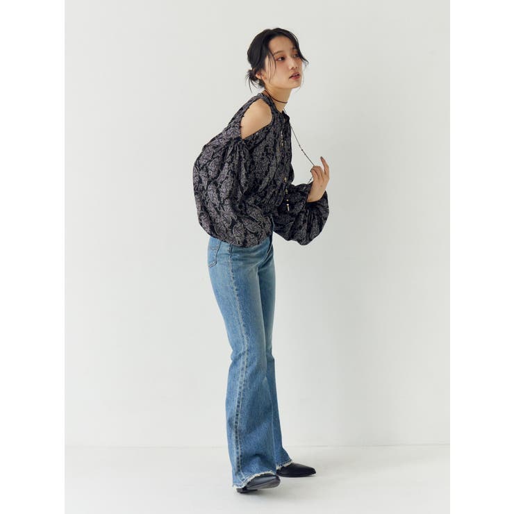 フラワープリントショートブラウス | Ungrid | 詳細画像13 