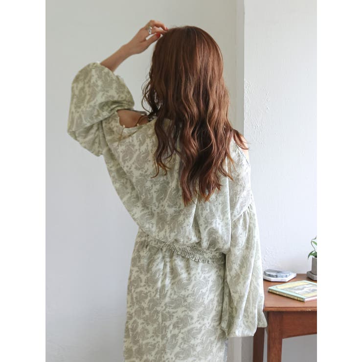 フラワープリントショートブラウス | Ungrid | 詳細画像16 