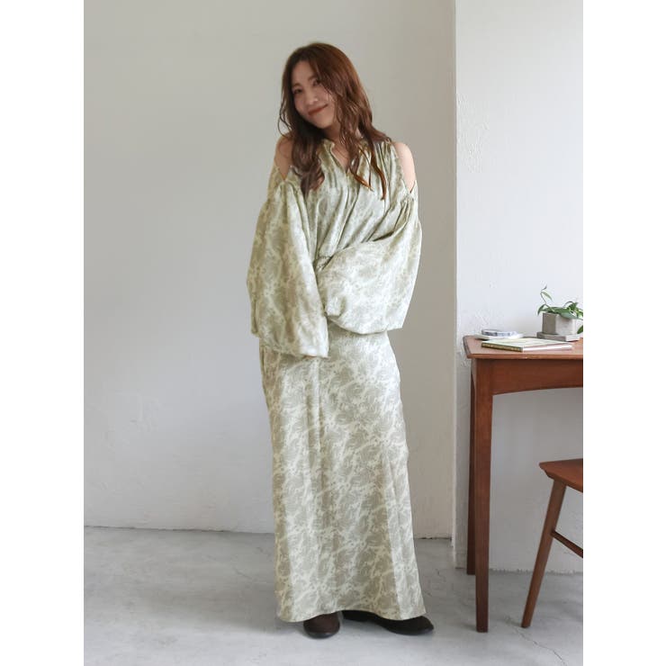 フラワープリントショートブラウス | Ungrid | 詳細画像18 