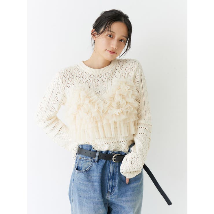 チュールデザイントップス | Ungrid | 詳細画像1 