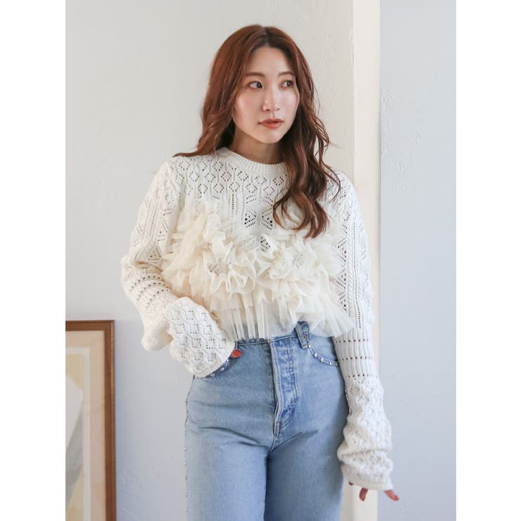 チュールデザイントップス | Ungrid | 詳細画像11 