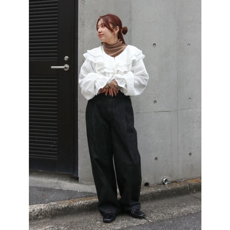 フリルデザインブラウス | Ungrid | 詳細画像15 