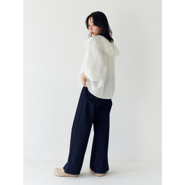 フリルデザインブラウス | Ungrid | 詳細画像21 