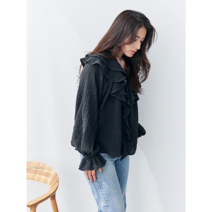 フリルデザインブラウス | Ungrid | 詳細画像23 