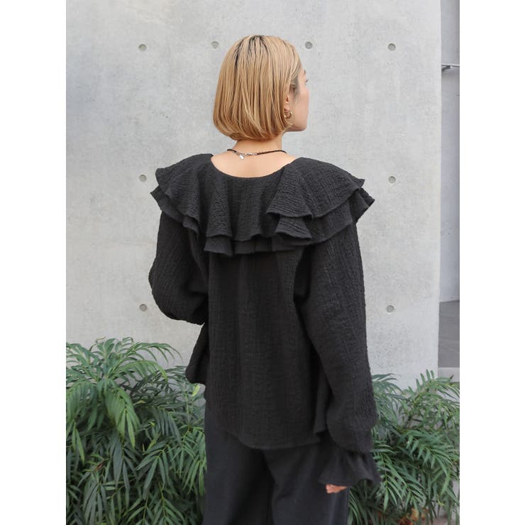 フリルデザインブラウス | Ungrid | 詳細画像27 