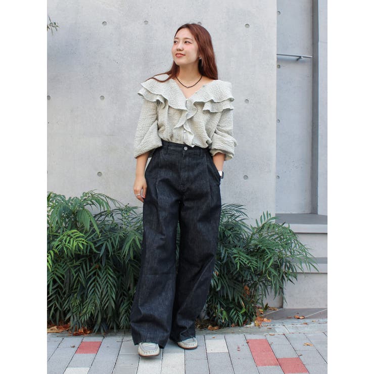 フリルデザインブラウス | Ungrid | 詳細画像34 