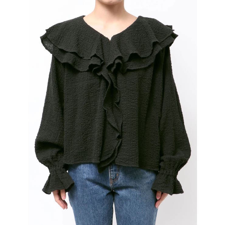 フリルデザインブラウス | Ungrid | 詳細画像37 