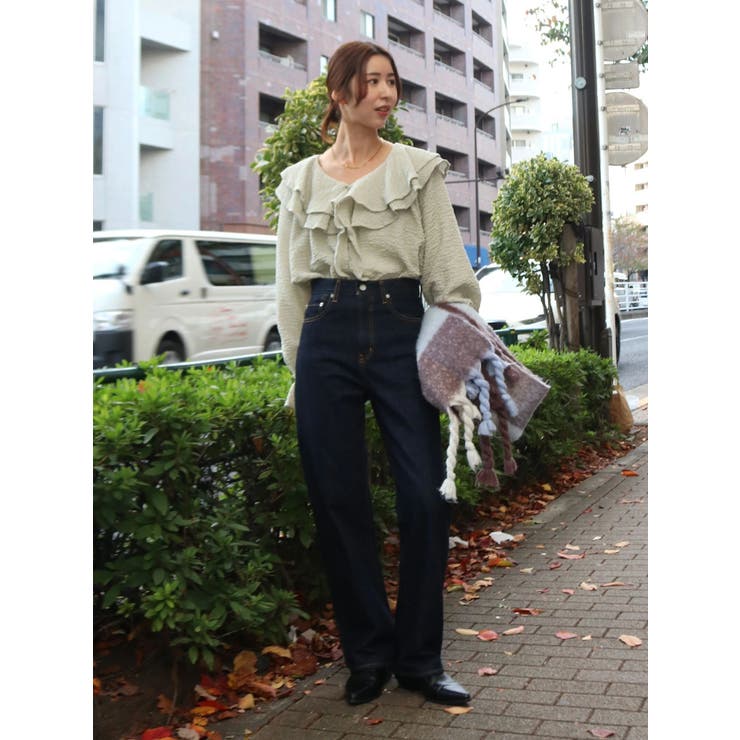 フリルデザインブラウス | Ungrid | 詳細画像6 