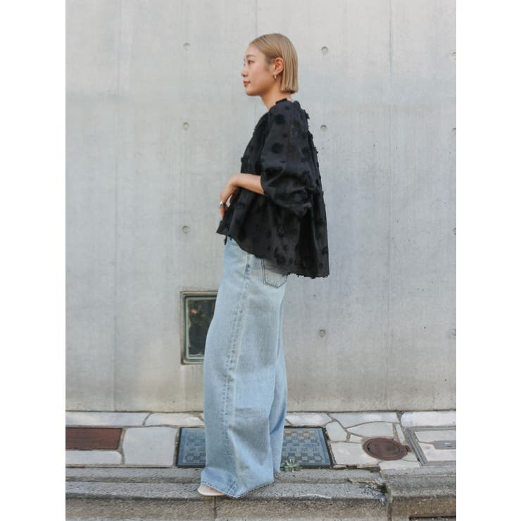 スリーブボリュームジャカードブラウス | Ungrid | 詳細画像14 