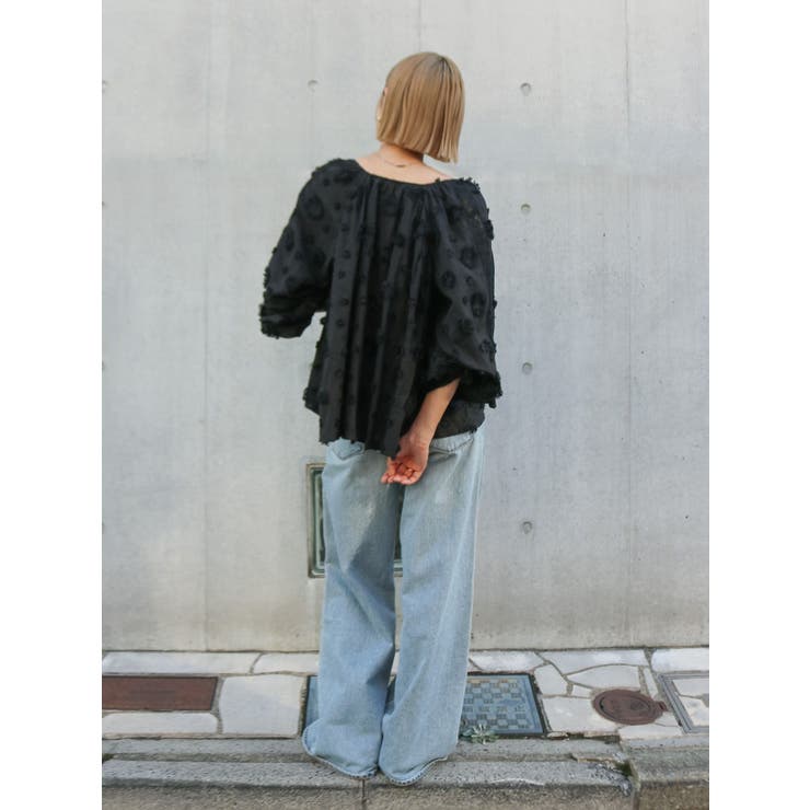 スリーブボリュームジャカードブラウス | Ungrid | 詳細画像15 