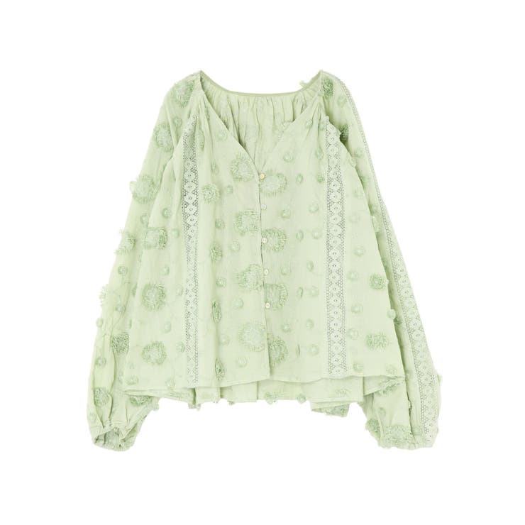 スリーブボリュームジャカードブラウス | Ungrid | 詳細画像44 