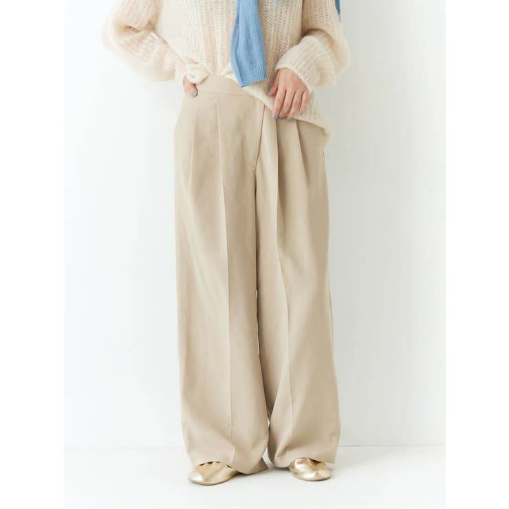 ウエストリメイクタックカーブパンツ | Ungrid | 詳細画像2 