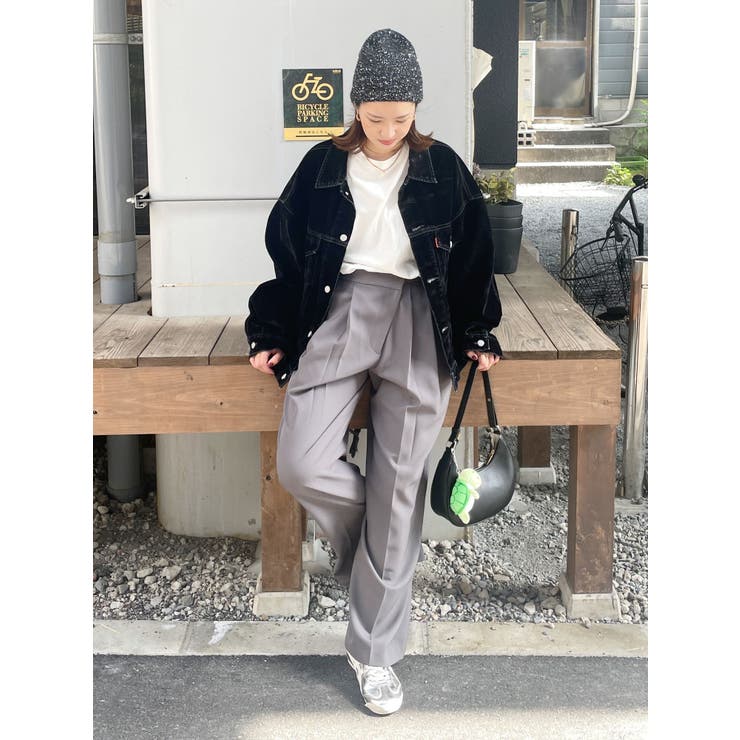 ウエストリメイクタックカーブパンツ | Ungrid | 詳細画像30 