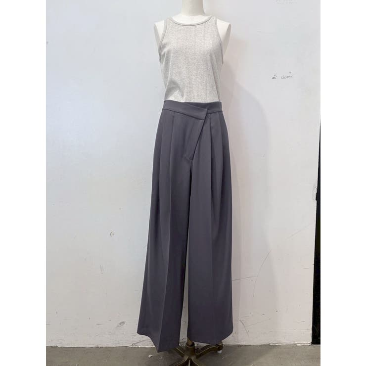 ウエストリメイクタックカーブパンツ | Ungrid | 詳細画像4 