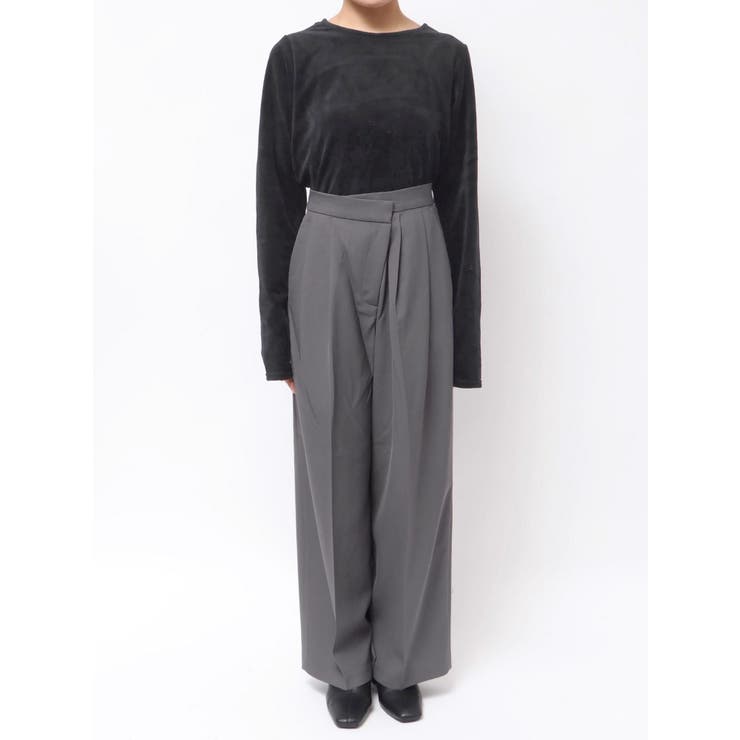 ウエストリメイクタックカーブパンツ | Ungrid | 詳細画像42 