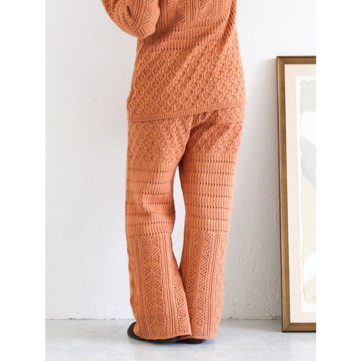 透かし編みニットパンツ | Ungrid | 詳細画像26 