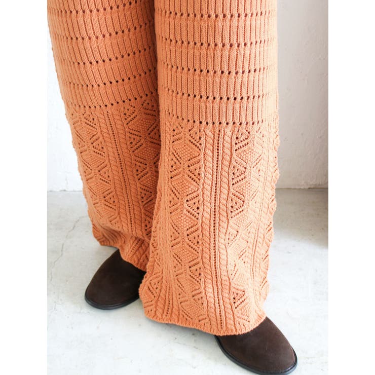 透かし編みニットパンツ | Ungrid | 詳細画像27 