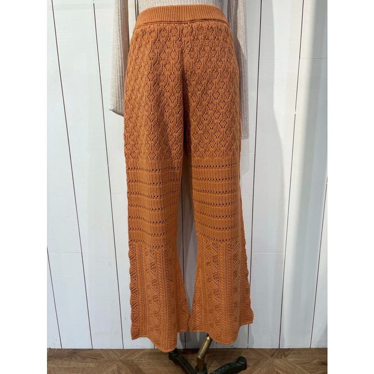 透かし編みニットパンツ | Ungrid | 詳細画像4 